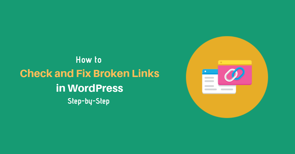 wordpress fix broken links